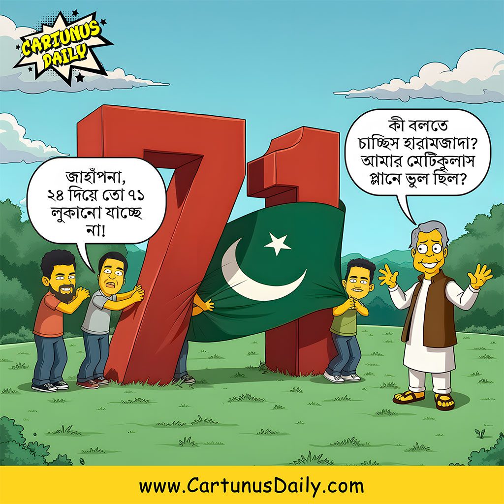ড. ইউনূসের ১৯৭১ কে ভুলিয়ে দেওয়ার মেটিকুলাস প্লান কাজ করছে না