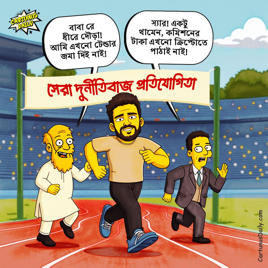 বাবা আর একান্ত সচিবের সহায়তায় "আসিফ মাহমুদ সজীব ভূঁইয়া" কি পারবে সেরা "সেরা দুর্নীতিবাজ প্রতিযোগিতায়" প্রথম হতে? | With the help of his father and private secretary, will "Asif Mahmud Sajib Bhuiyan" be able to come first in the "Best Corrupt Person Competition"?