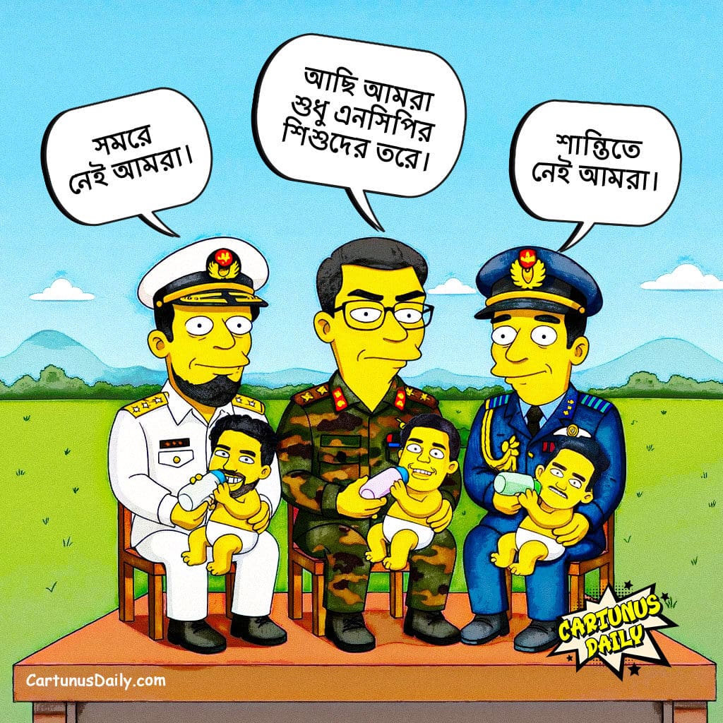 ঘাতক যখন ত্রাতা: একটি এপিসি, পাঁচটি লাশ এবং কিছু পলায়নপর নেতা। When the Killer is the Savior: One APC, Five Corpses, and Some Fugitive Leaders.