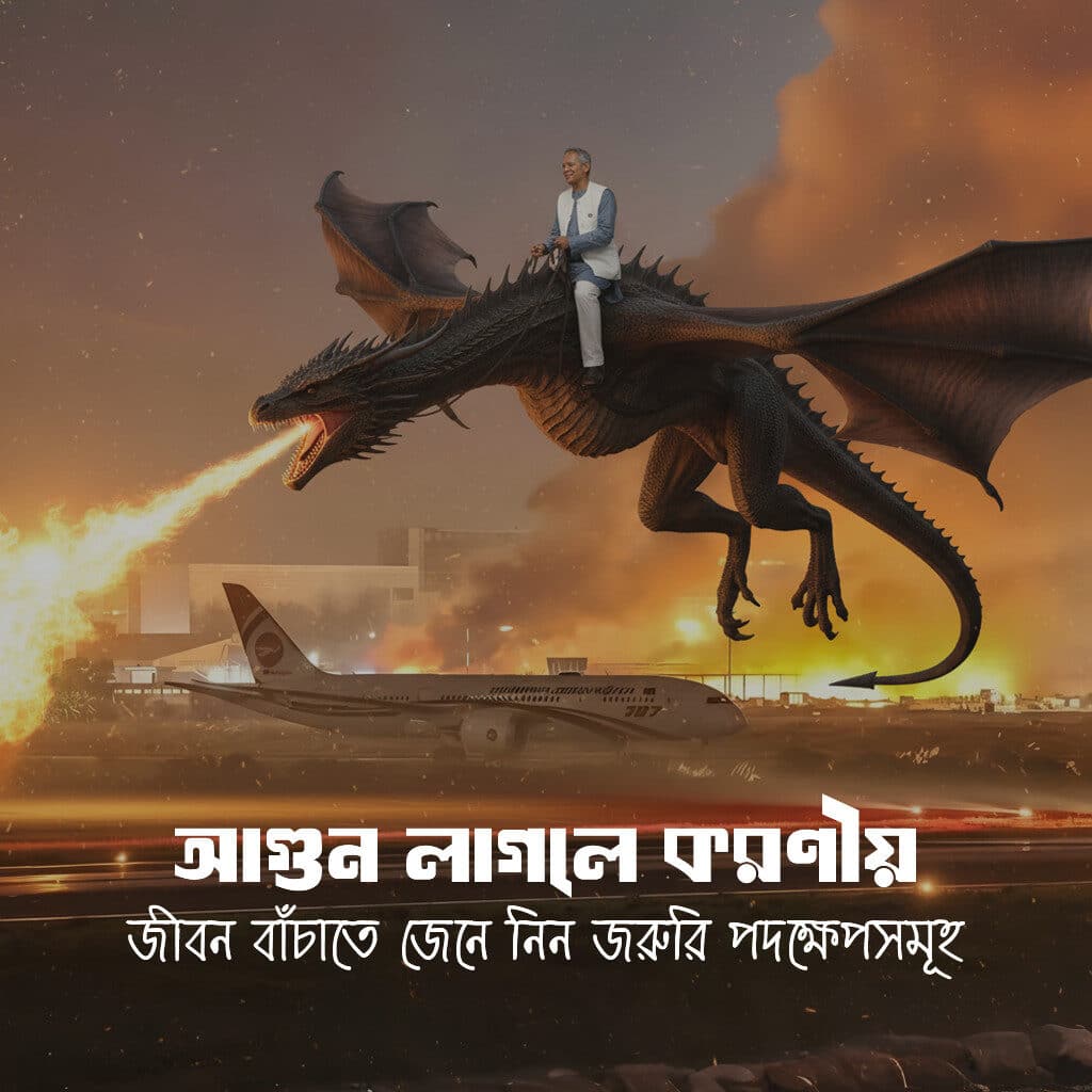 আগুন লাগলে করণীয়: জীবন বাঁচাতে জেনে নিন জরুরি পদক্ষেপসমূহ। What to Do in a Fire: Essential Steps to Save Your Life.